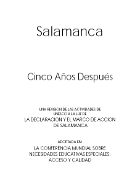 Salamanca. Cinco Años Después