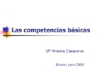 Las competencias básicas