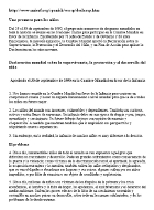 Declaración Mundial Sobre la Supervivencia, la Protección y el Desarrollo del Niño