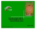 Plan de Acción para el Fortalecimiento de la Educación Inclusiva