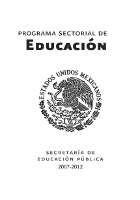 Programa Sectorial de Educación