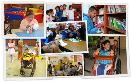 Imágen, niños en Educación Especial.