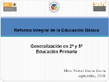 Conferencia Magistral 'RIEB Generalización en 2º y 5º Educación Primaria'