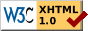 Sitio validado XHTML 1.0 Transitional